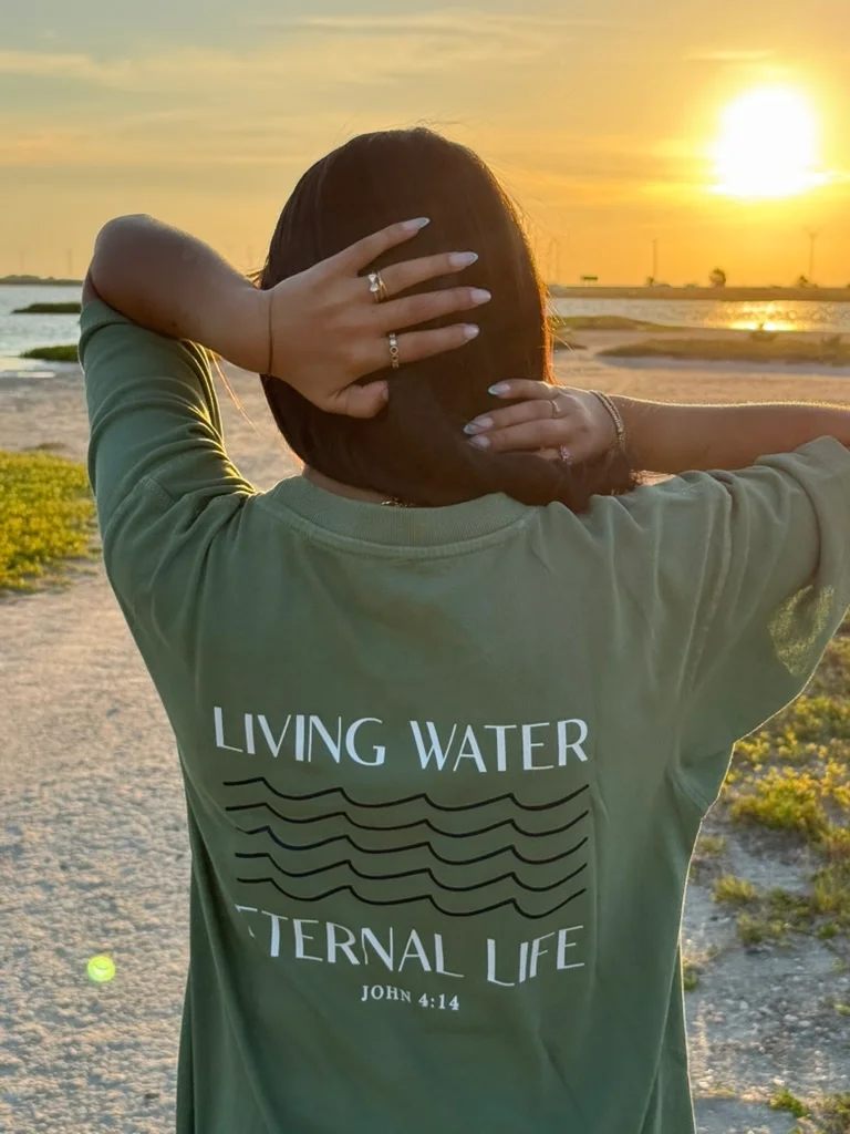 Living Water Oversized Tee